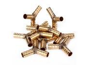 10X Y Shape Brass Connector Pagoda Style Pipeline 10mm 3 Ways