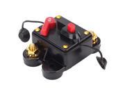 12V 80A Circuit Breaker Replace Fuse Holder Black for Car Electric Circuit