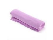 Absorbent Microfiber 70x140cm Purple Towel Washcloth For Spa Beach Bath
