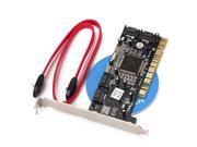 SUPPORT 3TBx4 HDD 2 SATA Cables PCI TO 4 Port SATA Sil3114 CONTROLLER RAID CARD