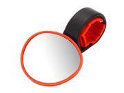 Red 360 Degree Rotate Adjustable Plastic Bicycle Handlebar Rear View Mirror