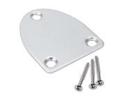 Vintage NECK PLATE Three Bolt Chrome Guitar Part