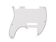White 3PLY 8Hole Pickguard For Electric Guitar
