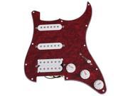 BQLZR Wired Guitar Plate SSH Loaded Prewired Pickguard Kit for Instruments