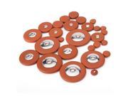 Orange Bb Saxophone Replacement Woodwind Leather Pads