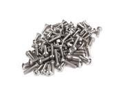 100x Stainless Steel Metric M3 Head Hex Socket Cap Screws Bolts For Machinery