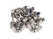20pcs 304 Stainless Steel Metric Thread M6 Nuts Thumb Butterfly Nuts