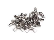 20 PCS 0.79x0.34x0.39 M4 Metric Butterfly Nuts M4 Metric 304 Stainless Steel