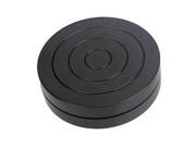 Plastic 4.5 Inch Rotary Plate Round Pottery Turnplate Clay Sculpture Tool Black