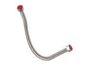 304 Stainless Steel Flexible Braided Water Heater Connector Pipe 40cm Length