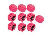 10 x Rose Red Push Button For Replace OBSF 30 Buttons Arcade Joystick 30mm Dia