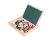Drawing Writing Board Figure Magnetic Puzzle Double Easel Sketchpad Toy Elegant