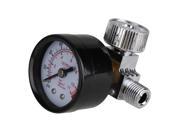 Dial 1 4 Tools Compressor Mini Air Regulator Pressure Gauge Valve