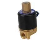 2 Way NBR Electric Solenoid Valve Water Air N O 12V DC 1 4 Normally Open Type