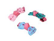 5 x Cat Puppy Dog Grooming Hair Dots Pattern Butterfly Bow Clips Headdress