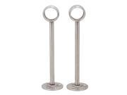 2 x 22mm Open End Wall Mounted Bathroom Towel Holder Towel Bars Towel Racks Base