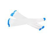 25pcs 20 Pin 1mm Pitch FFC FPC Flexible Ribbon Flat Cable Wire White Blue 0.82ft