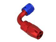 90° Angle Swivel Oil Gas Fuel Line Hose End Fitting Adapter AN 6 70 x 51mm