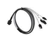 3.28Ft SFF 8643 SFF 8643 to 4 SATA High Speed Cable for LSI Adaptec SAS