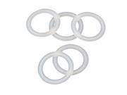 5 x 38mm Silicon Gasket Fits Sanitary Tri Clamp Quick Connection Joints Ferrule