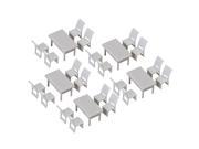 5 x Dollhouse Miniature Furniture Modern Dining Room Square Table Chair Set 1 50