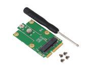 M.2 NGFF Key E Card to mPCIe PCIe USB Adapter For Laptop Desktop mPCIe slot