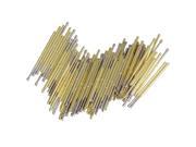 100pcs 1.36mm Round Tip P100 D2 Spring PCB Testing Contact Probes Pin