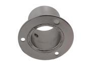 2pcs Silver Stainless Steel Closet Rod Flange Socket Holder For 32mm Dia Pipe