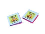 2pcs Multicolor Baby Toddler Transportation Cloth Cognize Book Preschool Toys