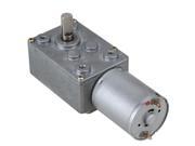 High Torque Turbo Worm Right Angle Geared Motor DC Motor GW370 24V 48rpm