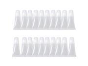 20 x PVC Transparent Empty Makeup Lip Gloss Balm Cosmatic Tubes 8ml Container