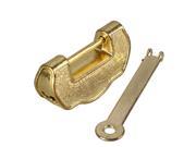 Vintage Zinc Alloy Antique Style Mini Padlock Key Lock Catch 2.2cm Spacing