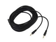 3.5mm AUX Auxiliary Cord Cable 5M Male to Male Stereo Audio for Phone PC Black
