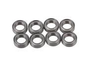 8pcs 0.31 OD Bearing for HIMOTO RC 1 18 Model Car 58044 Silver Upgrade Steel