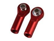 2PCS Red RC 1 8 1 10 Car Aluminum M4 Link Rod End Ball Joint Upgrade D10046