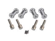 4x Silver Aluminum Hex Drive Adapter for RC1 10 Model Car T10129 Upgrade Durable