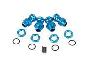 4x 1.18 Upgrade N10156 Aluminum Hex Drive Adapter for RC 1 8 Model Car Blue
