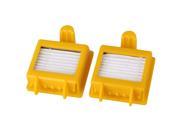 2 x 700 Series 760 770 780 Vacuum Parts Cleaning Spare Hepa Filters Yellow