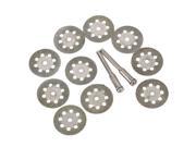 10 x 1 8 Shank 22mm 9 Hole Diamond Saw Cut Off Discs Wheel Blades Rotary Tool