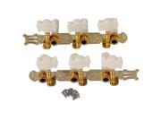 2x Classical Acoustic Guitar String Tuning Pegs Machine Heads Plastic Button Top