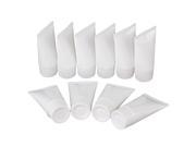 30 ml White Soft Tube Empty Lotion Facial Cleanser Cream Container Pack of 10