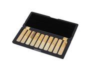 Clarinet Reed Box for 10 Reeds Hold Close Tightly with Magnetic Closure Black