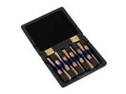 Black Wooden Oboe Reed Case Storage for 10 Reeds with Magnetic Closure