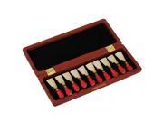 Beautiful Wooden Bassoon Reed Case Hold 10 Reeds Close Tightly Amber Color