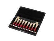 Wooden Bassoon Reed Box for 9 Reeds Hold Close Tightly and Open Easily