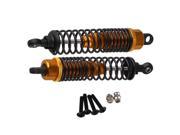 2PCS Yellow 100mmLength Aluminum F106004 Shock Absorber for RC 1 10 Off Road Car