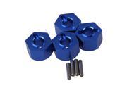 4pcs Alloy Upgrade Wheel Hex Mount Pin for RC1 10 On road Car N10198 Dark Blue