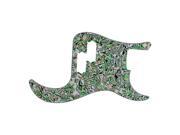 Colorful Green 373x220x2.3mm 3 Ply PVC Pickguard Scratchplate for PB Bass