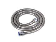 Stainless Steel Shower Hose Bathroom Hose 1.5 Meter with Brass Fittings Silver