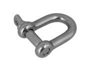 M10 Wire Rope Chains Shackles Fastener Dee Shape U lock Stainless Steel Silver